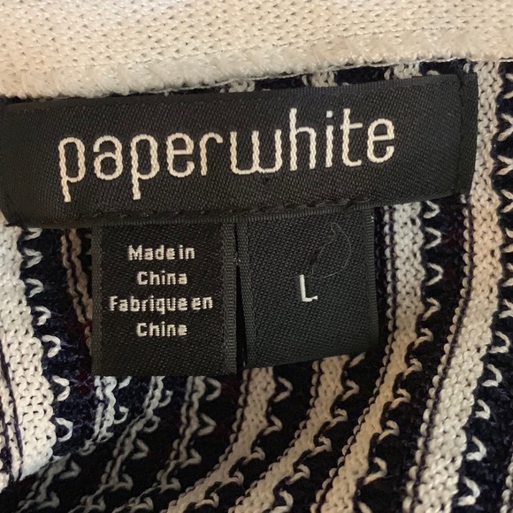 Paper White Top SZ - L - Picture 4 of 5
